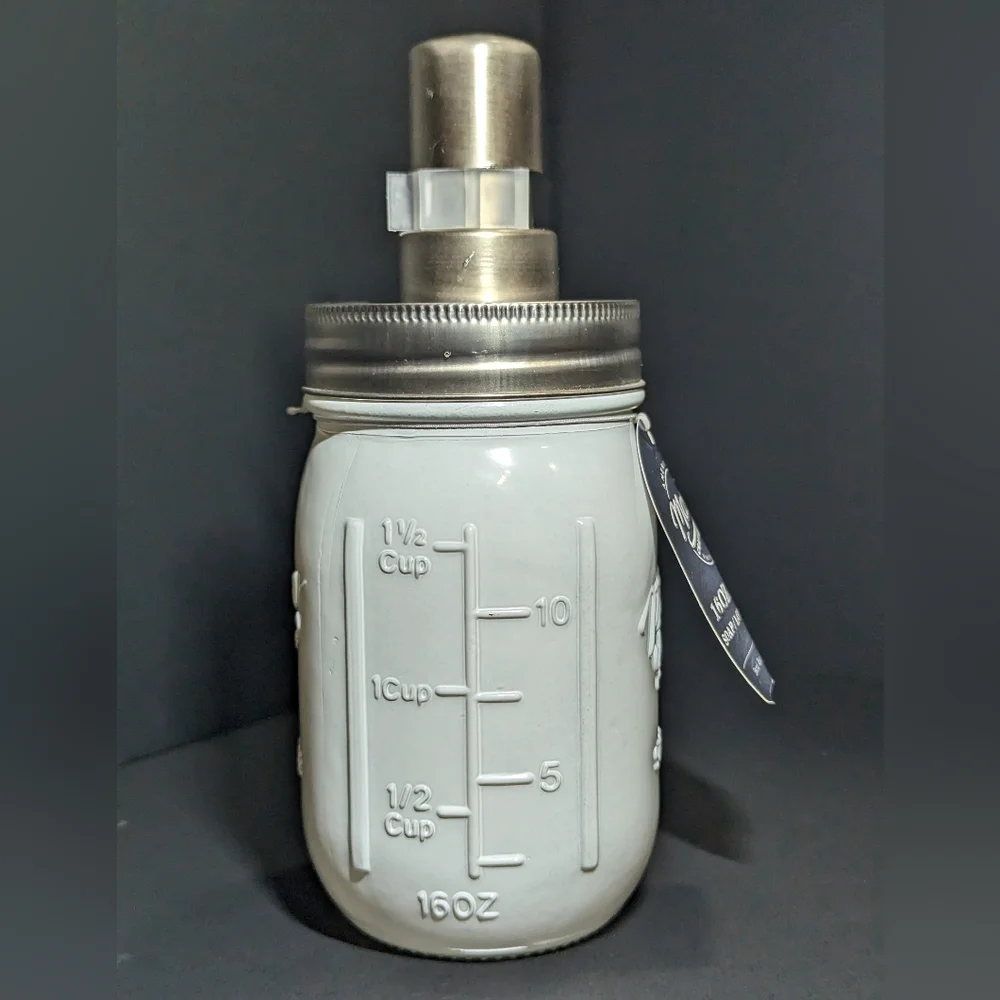 NWT Americana Mason Craft & More Vintage style Soap/Lotion Pump 16oz